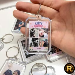 Móc khoá in ảnh photobooth theo yêu cầu- (gửi ảnh qua phần chatt với shop) 1