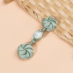 Nút Áo HOA MẠN ĐÀ LA Tua Rua - Cúc Tàu Thủ Công Phụ Kiện Sườn Xám Hanfu Áo Dài Cách Tân 7