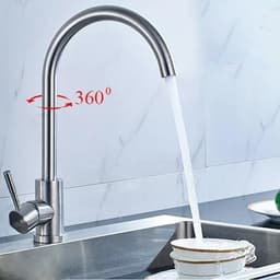 Vòi Rửa Bát Chất Liệu Đồng Mạ Niken Cao Cấp, Chống Han Rỉ, Độ Bền Cao, Có 2 Chế Độ Nóng, Lạnh. Hàng Tốt, Dày Dặn 1