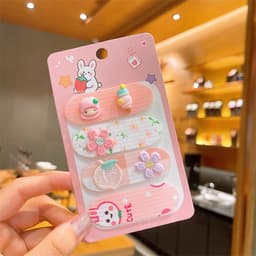Set 4 miếng dán tóc mái và giữ tóc sau gáy cho bé🍀FREESHIP🍀 9