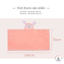 #Khăn tắm cho bé, khăn choàng tắm có mũ, áo choàng tắm cho bé đi biển 8