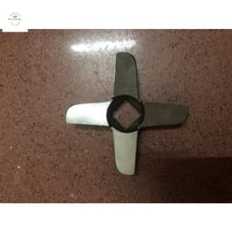 Dao bệ đùn thịt cối 12 máy xay thịt đùn xương 4 cạnh thép cứng 2