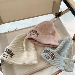 Mùa Thu Cho Bé Mũ Dệt Kim Trẻ Em Ấm Bảo Vệ Tai Bonnet Mềm Beanie Mũ Cho Bé Đầu Dành Cho Bé Tập Đi 4