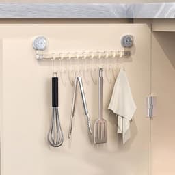 Giá treo khăn treo tường , Chất liệu nhựa bền Giá đỡ khăn có thể tháo rời Nhà bếp 5