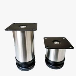 Chân Inox 80mm/100mm/150mm Dùng Cho Tủ Bếp, Kệ Tivi. Điều Chỉnh Được Độ Cao. Chất Liệu inox 304 Cao Cấp, Bền Đẹp 4