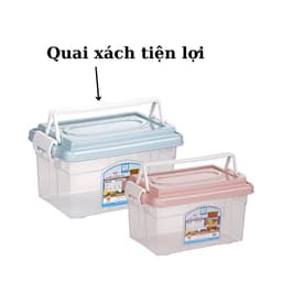 Hộp lạnh 2 quai Việt Nhật 3 size (6521), Hộp đựng thực phẩm, bảo quản thức ăn có quai xách tiện lợi 8