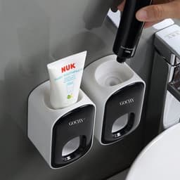 Hộp lấy kem, nhả kem đánh răng GOCHY cao cấp thế hệ mới, tiết kiệm không gian 6