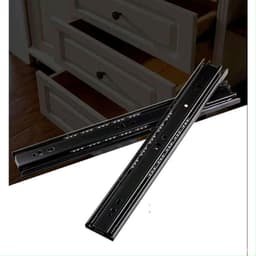 Ray Bi 3 Tầng Không Giảm Chấn Bản 45 Cao Cấp, Kích Thước Từ 200 Đến 500. Chất Liệu Thép Sơn Tĩnh Điện, Dày, Độ Bền Cao 9