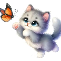 Miếng Dán Trang Trí Mèo Đuổi Bướm 3D, Xe Điện Che Khuyết Điểm Tự Dính 3