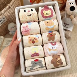 Combo 10 Đôi Tất Nữ Cô Cao Hình Thú – Ngộ Nghĩnh, Đáng Yêu, Nhiều Mẫu 2