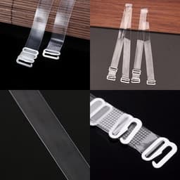 PVN64932 Set 4 Dây Áo Ngực Trong Suốt, Dây Áo Lót Siêu Dai 2 Cặp (4 cái) tongkhosi2 8