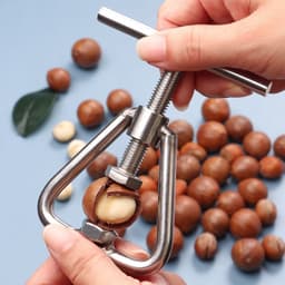 Dụng cụ bóc vỏ hạt mắc ca bằng thép không gỉ, dụng cụ bóc vỏ hạt phỉ, dụng cụ bóc vỏ hạt óc chó, dụng cụ bóc vỏ  1