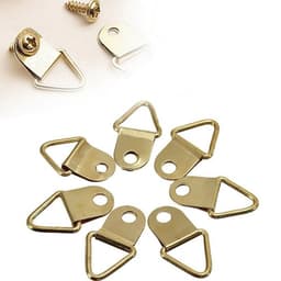 Set 5/10c Móc Treo Tranh Ảnh Tam Giác Kim Loại - Phụ Kiện Treo Tranh, Khung Ảnh, Đồ Trang Trí Tường Chắc Chắn 9