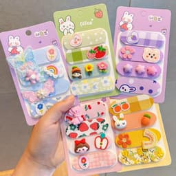 Set 4 miếng dán tóc mái và giữ tóc sau gáy cho bé🍀FREESHIP🍀 1