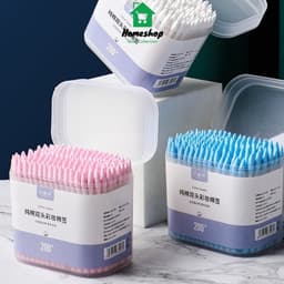 PVN43376 Hộp 200 tăm bông ngoáy tai hai đầu dùng một lần tiện dụng T8 1