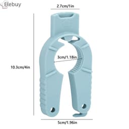 [Elebuy] 2 Dụng cụ mở chai đa chức năng Dụng cụ mở hộp nhựa Dụng cụ kẹp chai Dụng cụ loại bỏ Tab kéo súp cho bàn tay yếu Người cao tuổi Mới 6