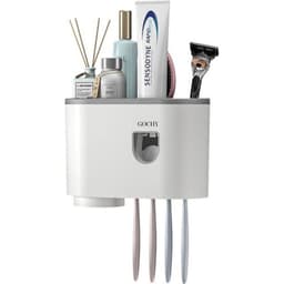 Bộ Nhả Kem Đánh Răng Tự Động GOCHY 2 Cốc, 2 Nhả Kem Dán Tường Tiện Lợi (Tặng Kèm Miếng Dán) 3
