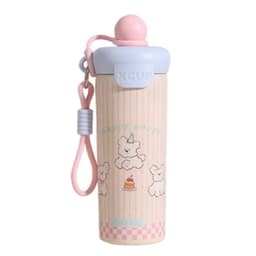 Cốc Giữ Nhiệt  Dung Tích 600ML Hoạ Tiết Mèo - Cún Dễ Thương Tặng Kèm Móc Khoá và Nút Bịt FREE SHIP 4
