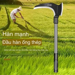[GIÁ SỈ] Rìu.Liềm 2 lưỡi phát cỏ. Chặt cành. Bổ củi Đa năng bằng thép không rỉ. Liềm Rìu Có Cán Sắt Rất Chắc Chắn BB-953 8