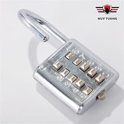 Ổ khóa mã số CJSJ chất liệu hợp kim inox chống gỉ, khóa bằng 5 số thiết kế tinh tế và cực kỳ chắc chắn - Huy Tưởng 9