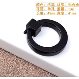 Tay Nắm Tròn Dạng Móc Khuyên Hợp Kim Kẽm Cao Cấp Đẹp Thẩm Mỹ Độ Bền Cao Sơn Bóng Mịn Không Bong Sơn Hiện Đại. Đẹp 5