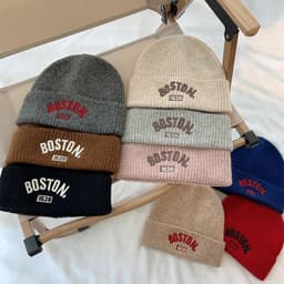 Mùa Thu Cho Bé Mũ Dệt Kim Trẻ Em Ấm Bảo Vệ Tai Bonnet Mềm Beanie Mũ Cho Bé Đầu Dành Cho Bé Tập Đi 2