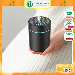 Máy Xông Tinh Dầu Phun Sương Tạo Ẩm 300ml Tích Hợp Đèn Led 1