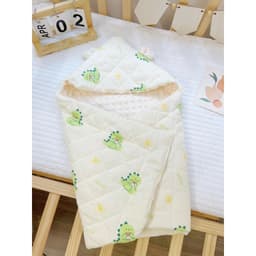Chăn Ủ Xô Muslin Trần Bông Hạt Đậu Cao Cấp Dày Dặn Và Ấm Áp Cho Bé Sơ Sinh 8