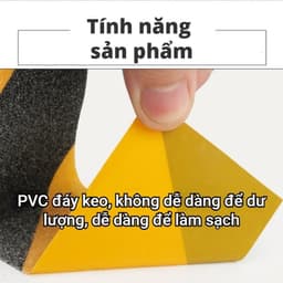 Băng Keo Nhám Băng Dính Chống Trượt Cầu Thang,độ Nhám Cao, Ma Sát Lớn,miếng Dán Tăng Ma Sát Cầu Thang Dài 5 Mét 9