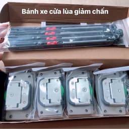 Bánh Xe Cửa Lùa Giảm Chấn Dùng Cho Tủ Áo. Giúp Đóng Mở Tủ Êm Ái Và Nâng Cao Tuổi Thọ Tủ. Khách Mua Ray Nhắn Cho Shop 1