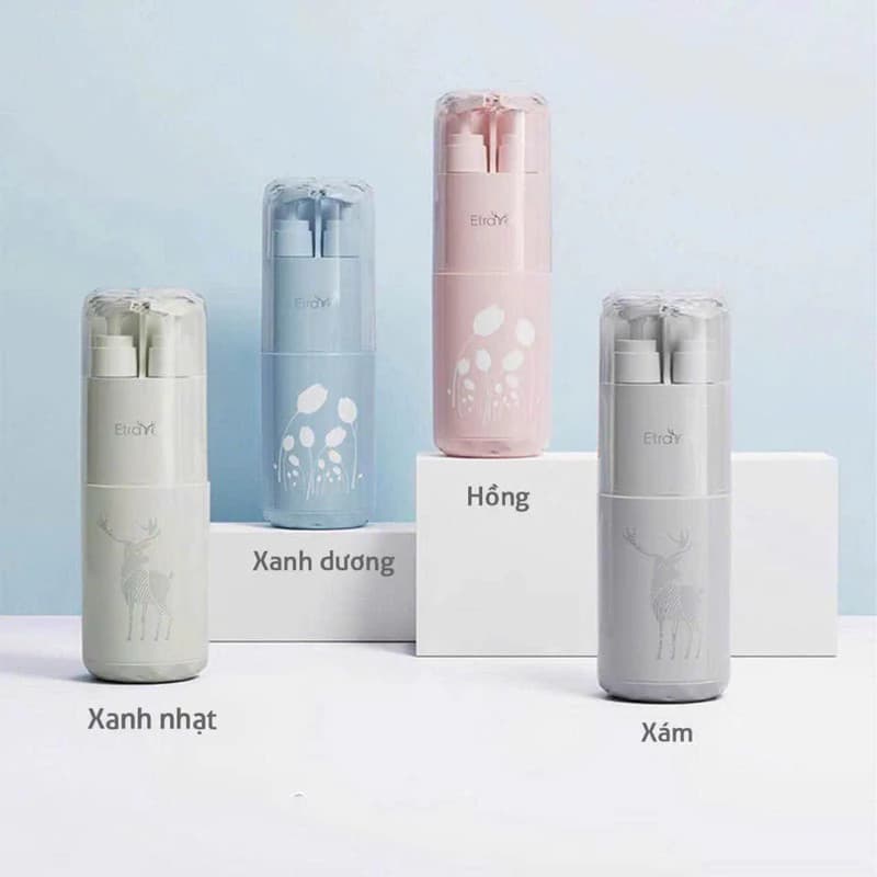 Hộp Đựng Đồ Dùng Cá Nhân 7 in 1 Tiện Lợi Khi Đi Công Tác, Du Lịch Đựng Bàn Chải Kem Đánh Răng Sữa Tắm Dầu Gội Đầu
