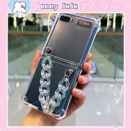 [CÓ SẴN] Ốp chống sốc Samsung Z Flip 4 - Z Flip 3 - ZFlip3 - Z Flip4 5G kèm dây đeo acrylic gấu năng động dễ thương 4