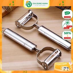 Nạo Inox Đa Năng 3 In 1 Nạo Gọt Rau Củ Quả Bào Sợi Siêu Sắc Hàng Nội Địa Trung M284 1