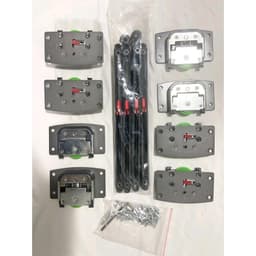 Bánh Xe Cửa Lùa Giảm Chấn Dùng Cho Tủ Áo. Giúp Đóng Mở Tủ Êm Ái Và Nâng Cao Tuổi Thọ Tủ. Khách Mua Ray Nhắn Cho Shop 2