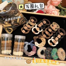 Combo 136 Dây Chun Buộc Tóc Nữ – Cao Cấp, Bền Đẹp, Không Đau Tóc 3