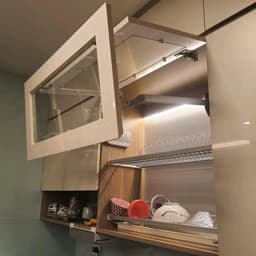 Tay Nâng Cánh Đôi Taki Dùng Cho Tủ Bếp 2 Cánh Cao Từ 600 Đến 800mm. Độ Bền Cao, Đóng Mở Êm Ái 7