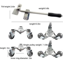 Bộ dụng cụ chuyển đồ đạc nặng, hỗ trợ nâng và di chuyển hàng hóa nội thất gia đình - Dụng cụ di chuyển đồ nặng 2