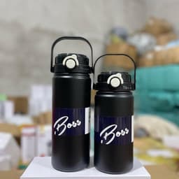 Bình Giữ Nhiệt BOSS Inox 316 Cao Cấp Có Ống Hút Tiện Lợi. MM-STORE 6