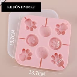 Khuôn silicon làm kem, làm kẹo mút các loại - HM065 4