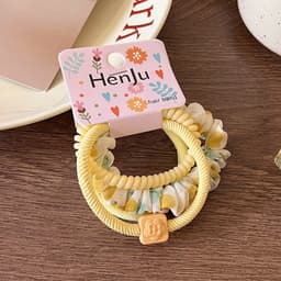 set  Dây Cao Su Dopamine Dây Buộc Tóc Dây Phụ Kiện Tóc xinh. nhatle.store2 9