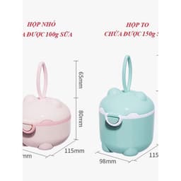 #Hộp chia sữa cho bé giúp mẹ dễ dàng đo chính xác lượng sữa mỗi bữa ăn của bé(KHOTRANGMON) 5
