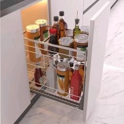 Fulco Giá Đựng Gia Vị Chai Lọ Inox 304 Cao Cấp, Nan Dẹt Kích Thước 200-400mm. Bảo Hành Han Rỉ Chọn Đời Tại Nhà Toàn Quốc 1