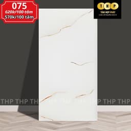 Combo 100 Tấm Dán Tường PVC Giả Đá Bóng Chống Thấm 30 X 60 ( Có Keo Sẵn ) , CL kém hơn THP vân đá 5