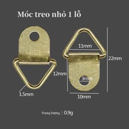 Set 5/10c Móc Treo Tranh Ảnh Tam Giác Kim Loại - Phụ Kiện Treo Tranh, Khung Ảnh, Đồ Trang Trí Tường Chắc Chắn 7
