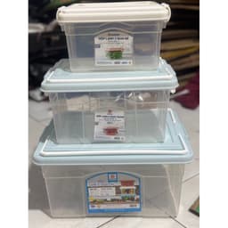 Hộp lạnh 2 quai Việt Nhật 3 size (6521), Hộp đựng thực phẩm, bảo quản thức ăn có quai xách tiện lợi 3