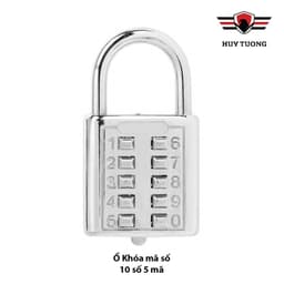 Ổ khóa mã số CJSJ chất liệu hợp kim inox chống gỉ, khóa bằng 5 số thiết kế tinh tế và cực kỳ chắc chắn - Huy Tưởng 6