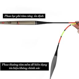 Phao cỏ câu đài điện ngày đêm ,câu rô diếc tải chì nhẹ tăm cứng Lục Phi L61 3