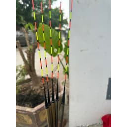 Phao cỏ câu đài điện ngày đêm ,câu rô diếc tải chì nhẹ tăm cứng Lục Phi L61 6