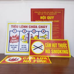 Nội quy,Tiêu lệnh, cấm lửa, cấm hút thuốc phòng cháy chữa cháy (5501) 2