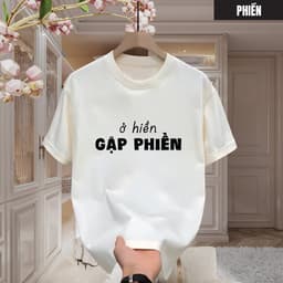 Áo thun cổ tròn nam nữ PHIỀN chất cotton mềm mại, áo thun in local brand phong cách boy phố trẻ trung 2